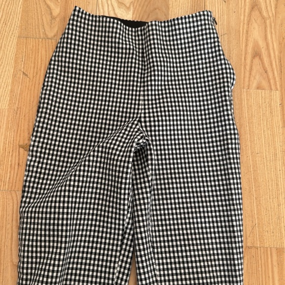 Theory gingham leggings xs 0 black and white - Picture 2 of 4